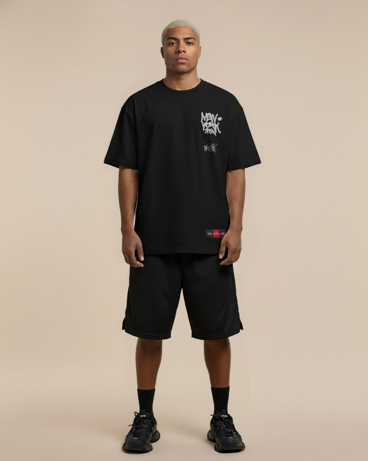 Camiseta oversized new york preta - Prison®Camiseta