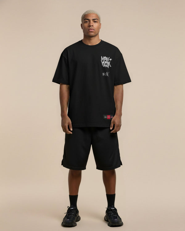 Camiseta oversized new york preta - Prison®Camiseta