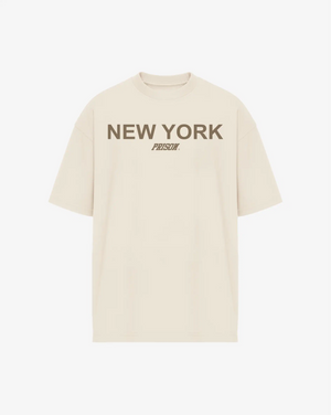 Camiseta Oversized New York Off-White