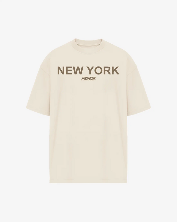 Camiseta Oversized New York Off-White