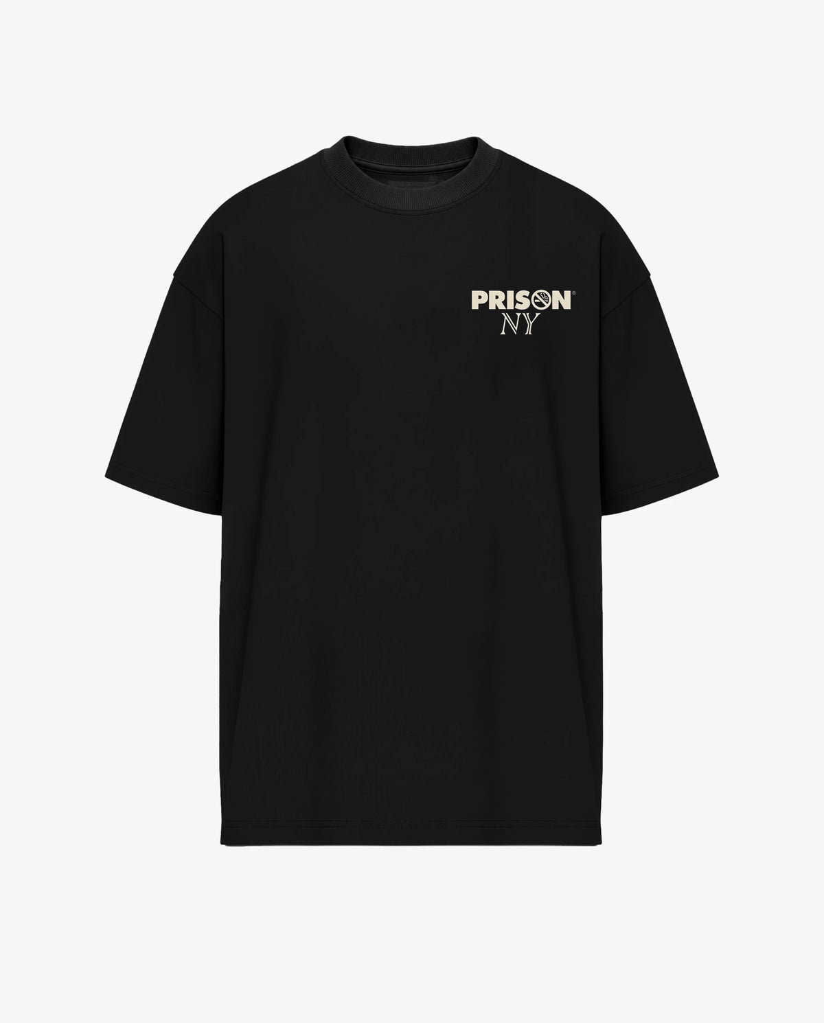Camiseta Oversized NY Minimal Logo Preta