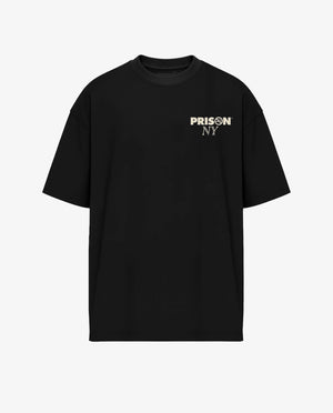 Camiseta Oversized NY Minimal Logo Preta