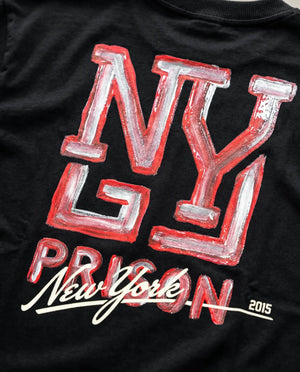 Camiseta Oversized Grafite NY Preta