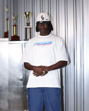 Camiseta Oversized New York Logo Off-White