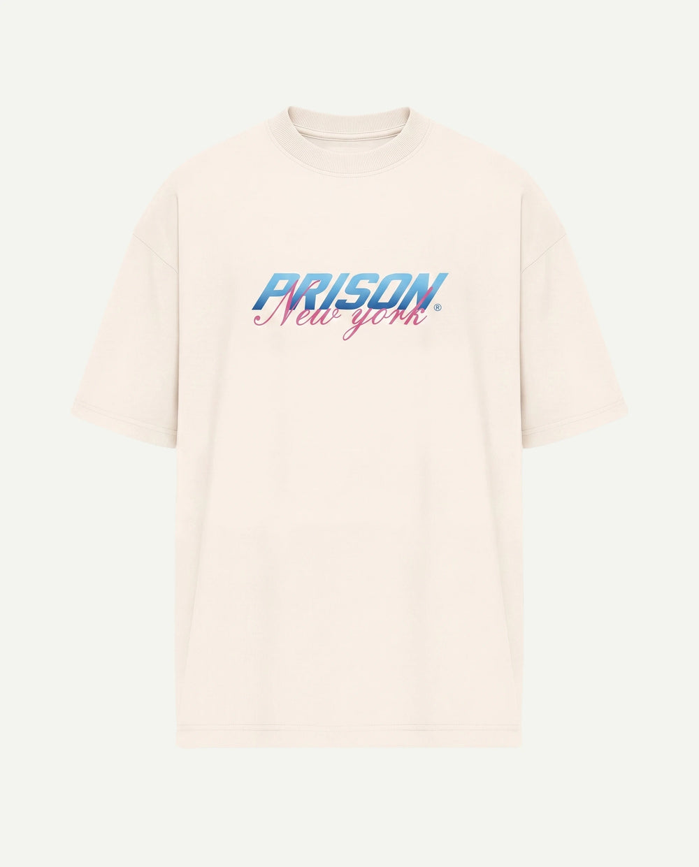 Camiseta Oversized New York Logo Off-White