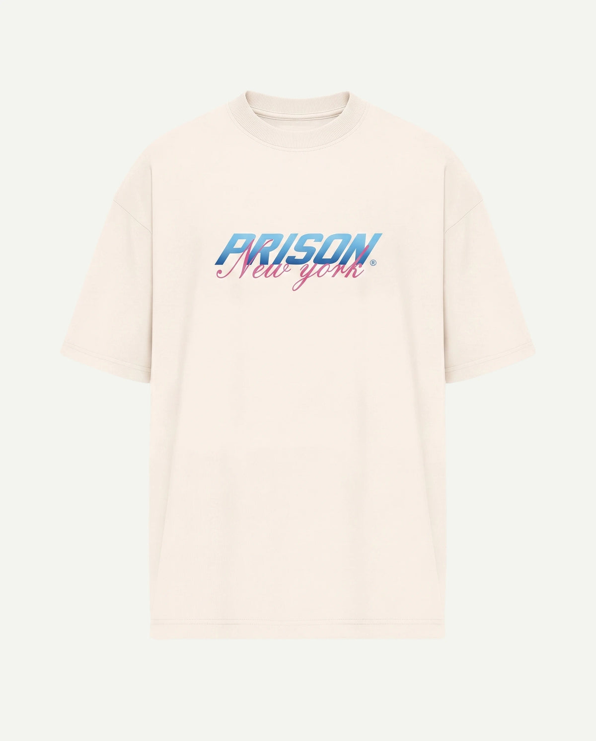 Camiseta Oversized New York Logo Off-White