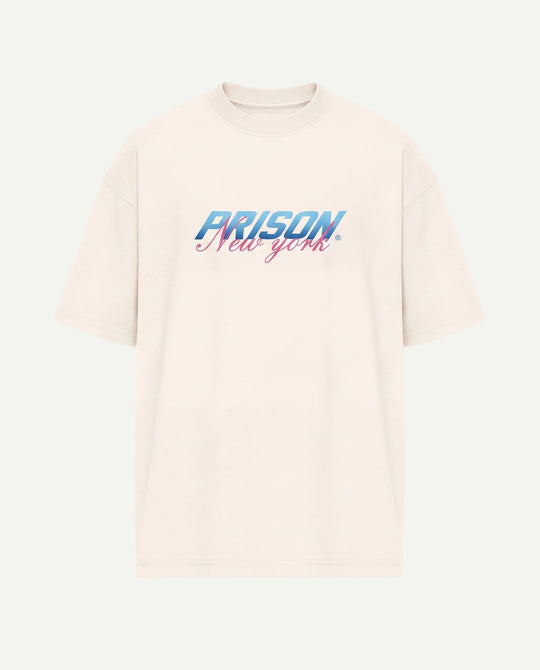 Camiseta Oversized New York Logo Off-White
