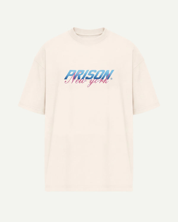 Camiseta Oversized New York Logo Off-White