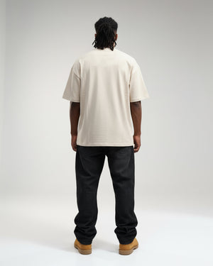 Camiseta box oversized icon logo