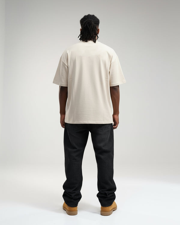 Camiseta box oversized icon logo