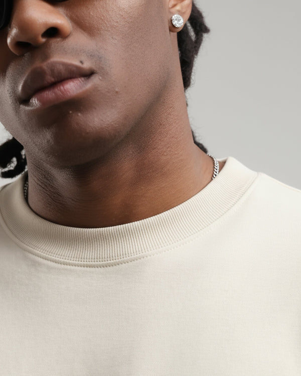 Camiseta box oversized icon logo