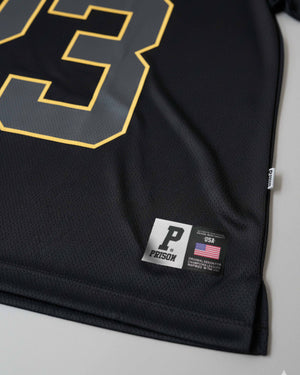 Camiseta futebol americano oversized preta