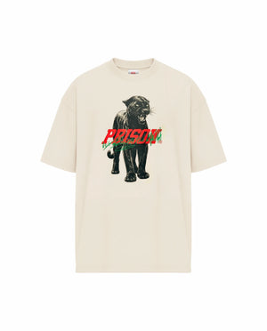 Camiseta Oversized Off-White Phanter Prison