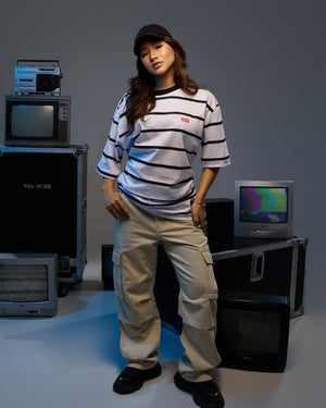 Camisa listrada red box branca