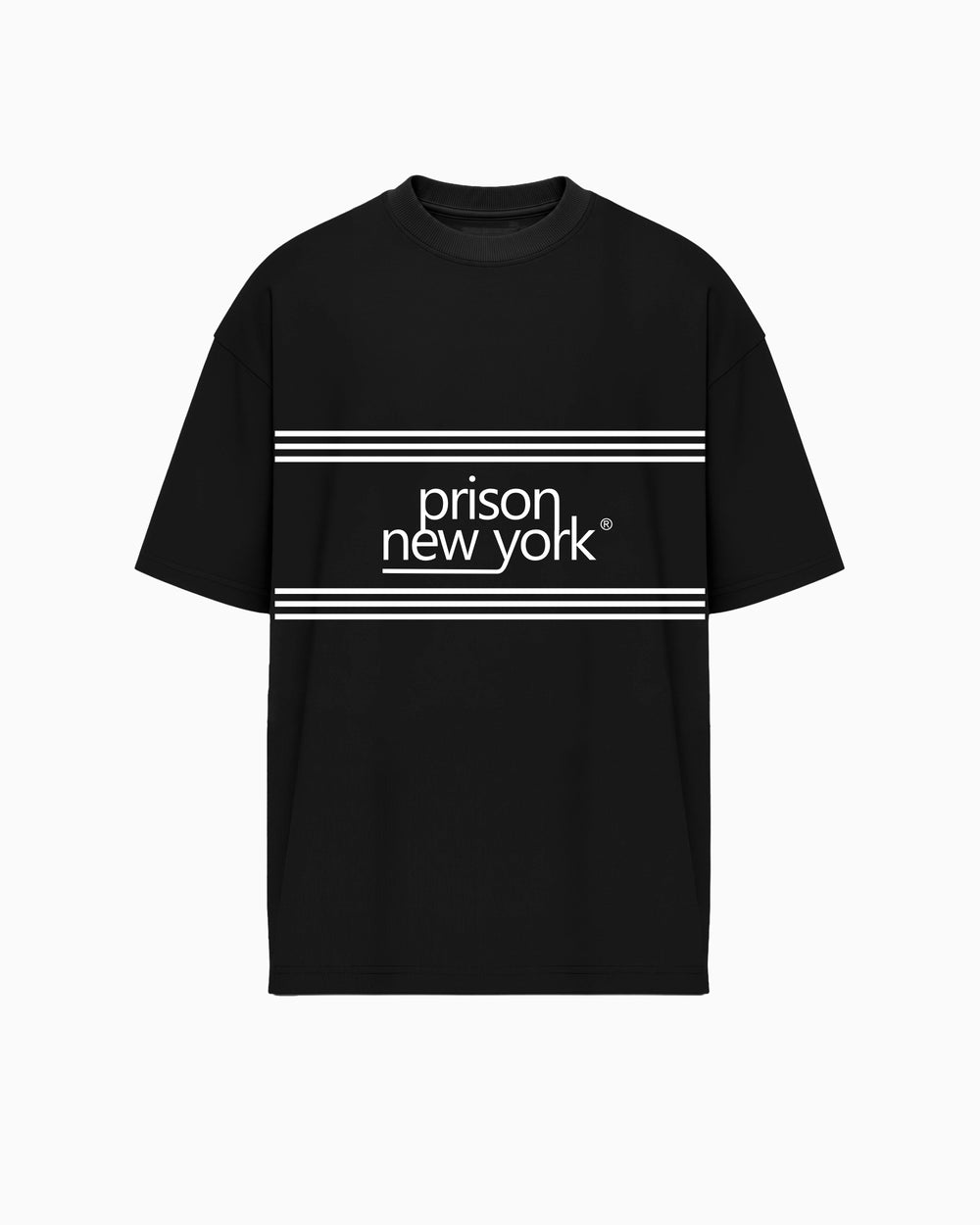 Camiseta Oversized New York Club Preta
