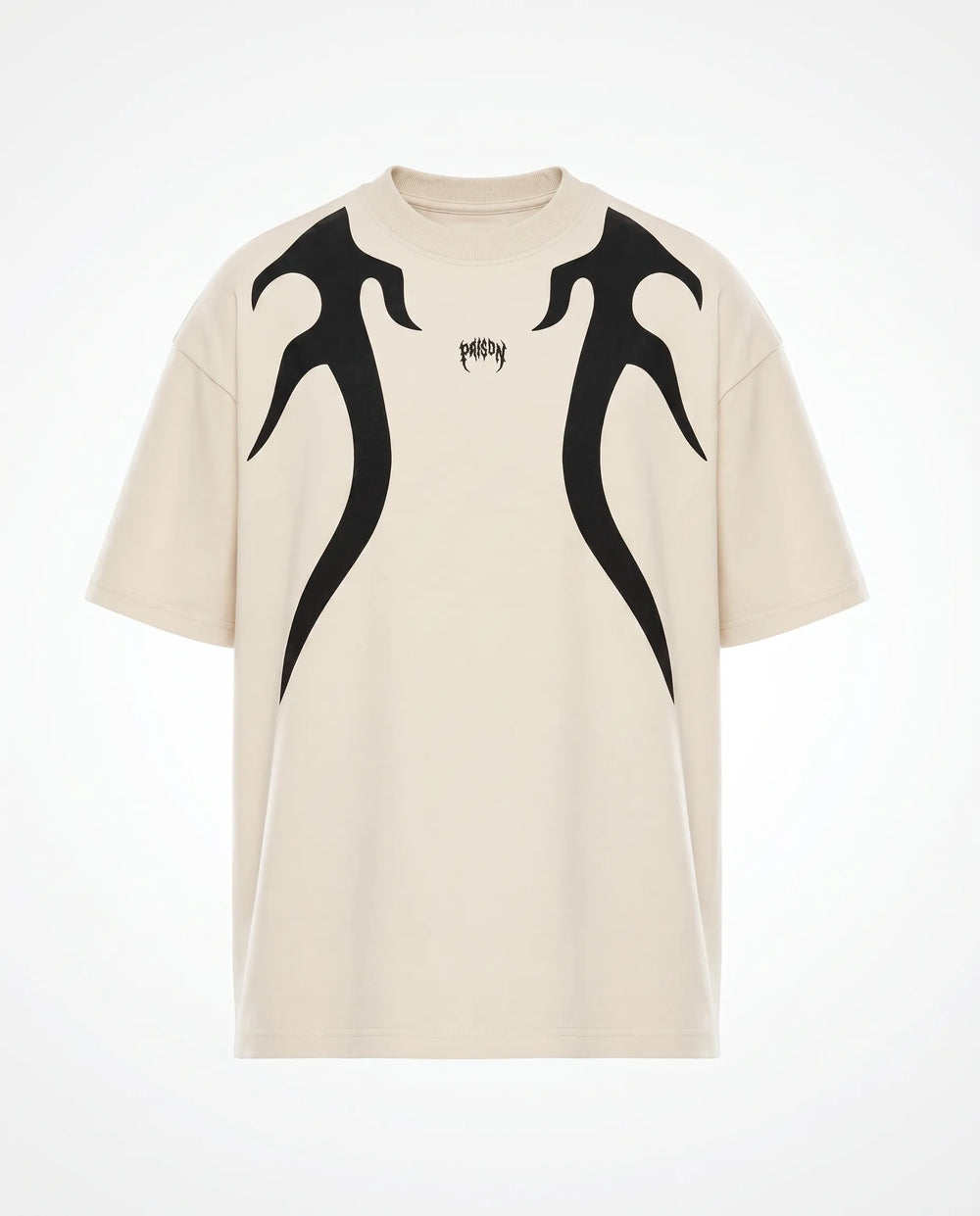Camiseta Oversized Shadow Arc Off-White
