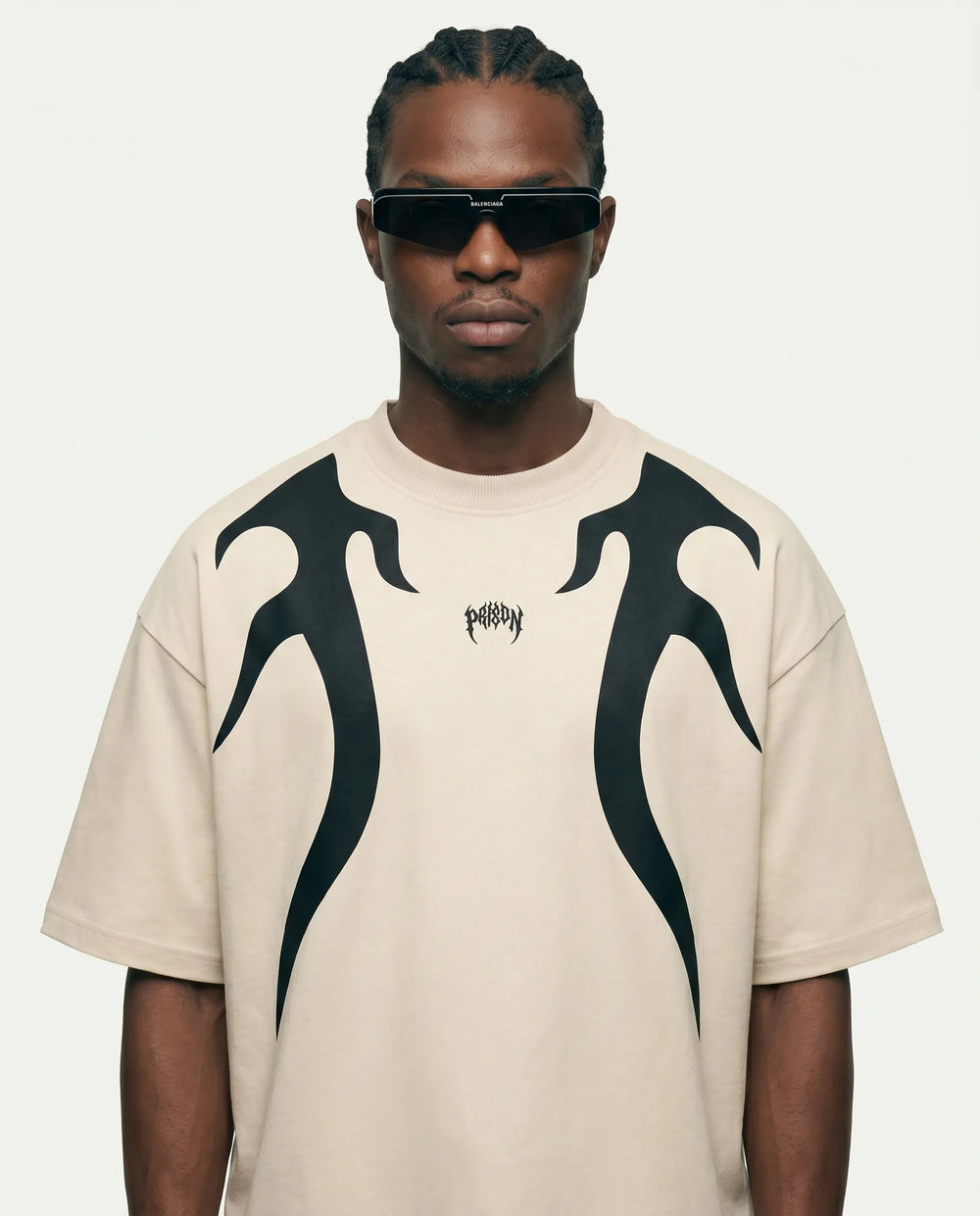 Camiseta Oversized Shadow Arc Off-White
