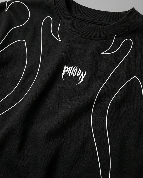 Camiseta Oversized Firetrace Prison Preta