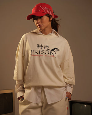 Camiseta oversized samurai off white - Prison®Camiseta