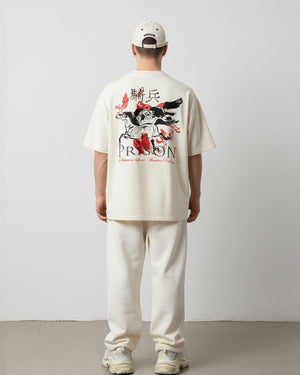 Camiseta oversized samurai off white - Prison®Camiseta