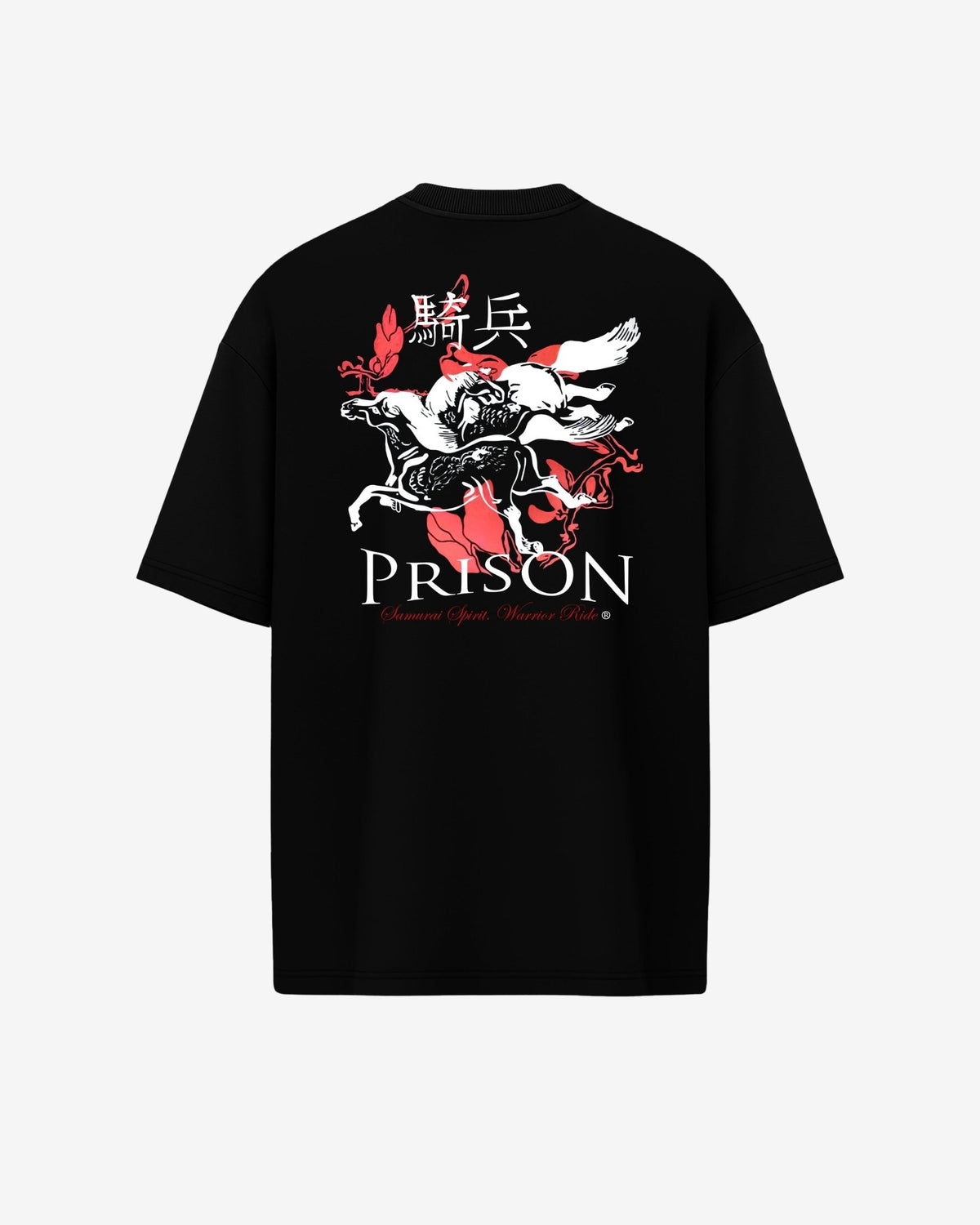 Camiseta oversized samurai preta - Prison®Camiseta