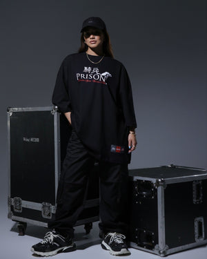 Camiseta oversized samurai preta - Prison®Camiseta