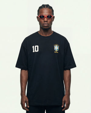 Camiseta Copa Brasil Football Club Preta