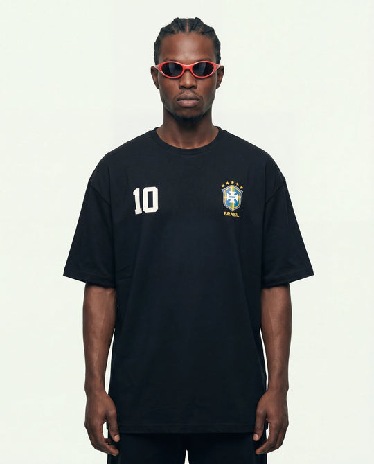 Camiseta Copa Brasil Football Club Preta