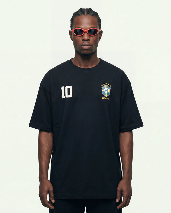 Camiseta Copa Brasil Football Club Preta