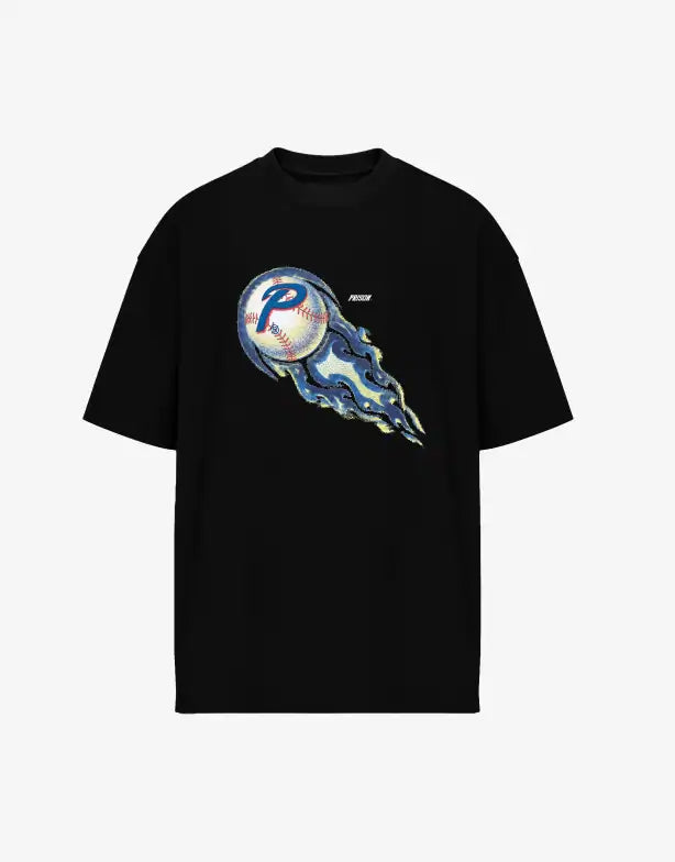 Camisa Oversized Fireball Preta