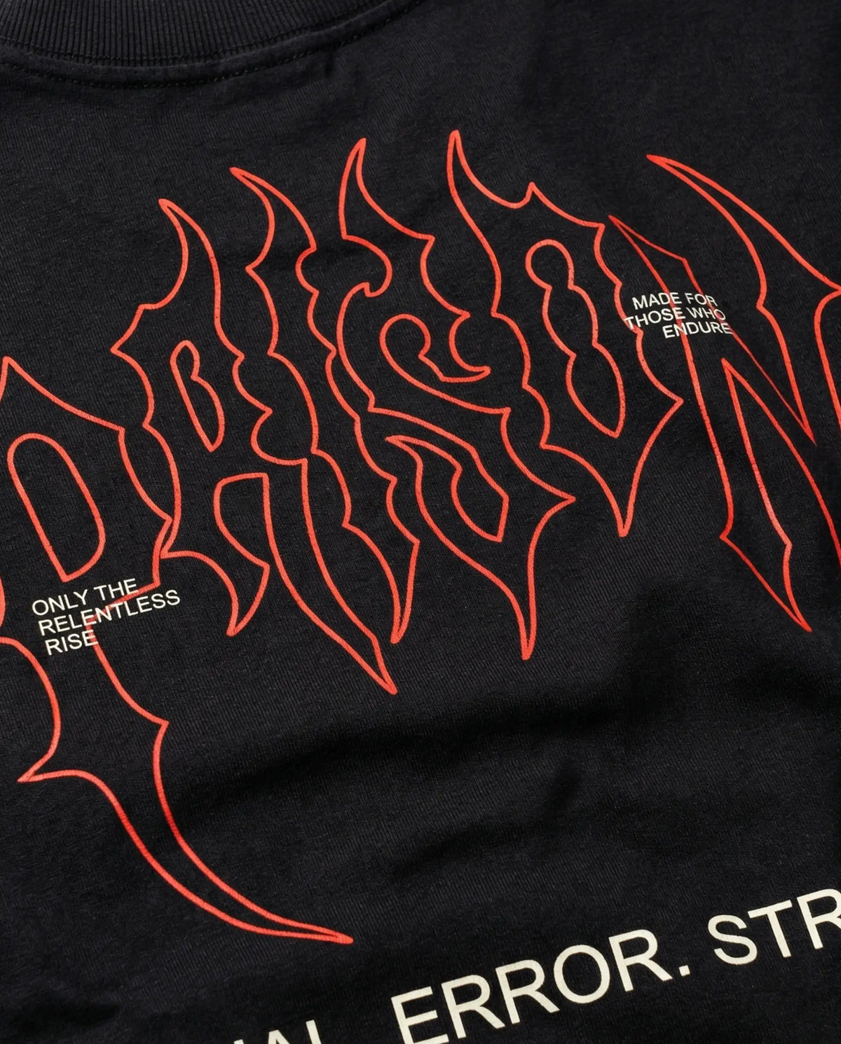 Camiseta oversized rocky Streetwear Preta