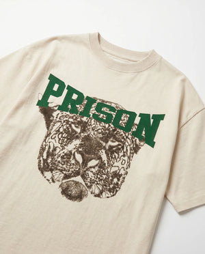 Camiseta Oversized Streetwear Leopard Off-White