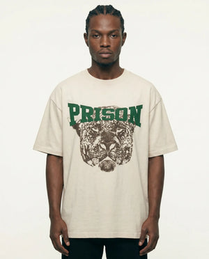 Camiseta Oversized Streetwear Leopard Off-White