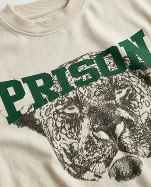 Camiseta Oversized Streetwear Leopard Off-White