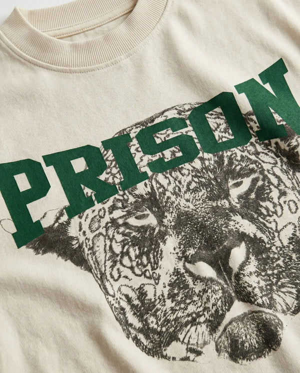 Camiseta Oversized Streetwear Leopard Off-White