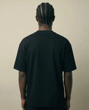Camiseta Oversized Streetwear Prison Leopard Preta