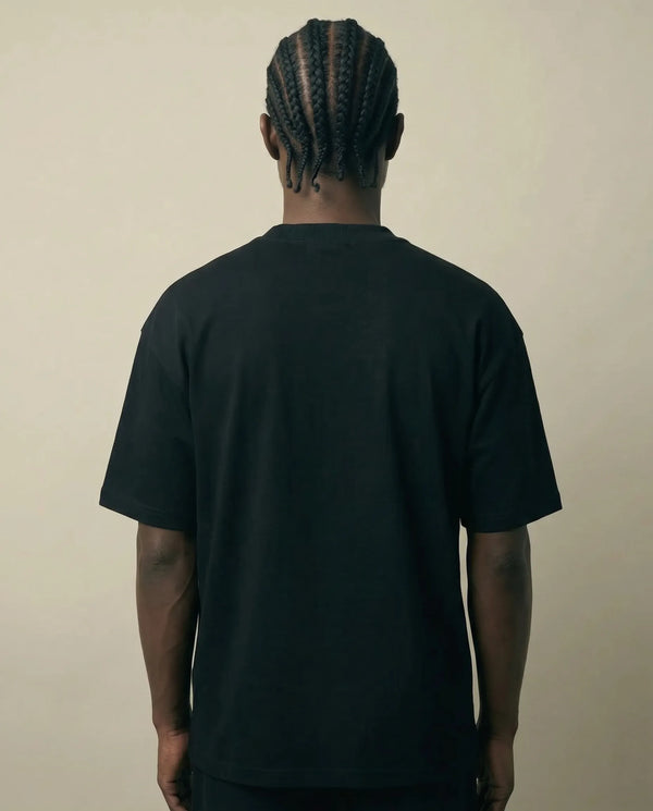 Camiseta Oversized Streetwear Prison Leopard Preta