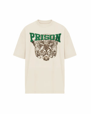 Camiseta Oversized Streetwear Leopard Off-White