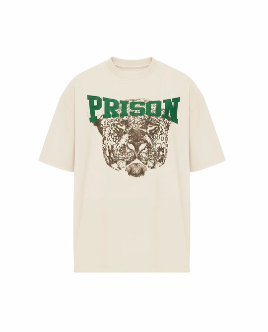 Camiseta Oversized Streetwear Leopard Off-White