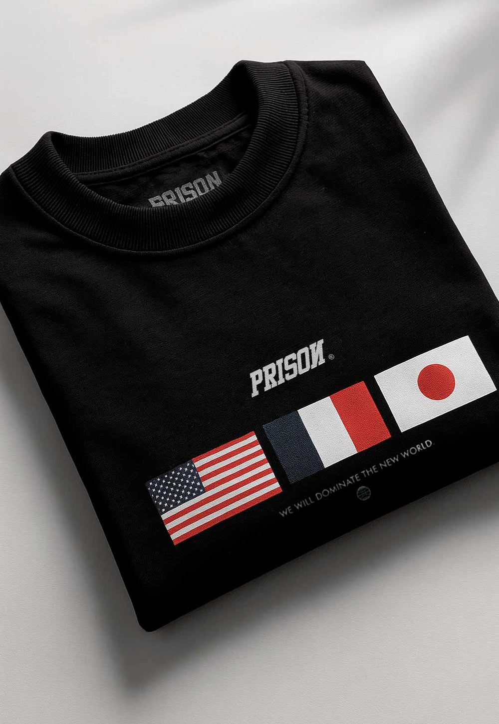 Camiseta Oversized The New World Preta