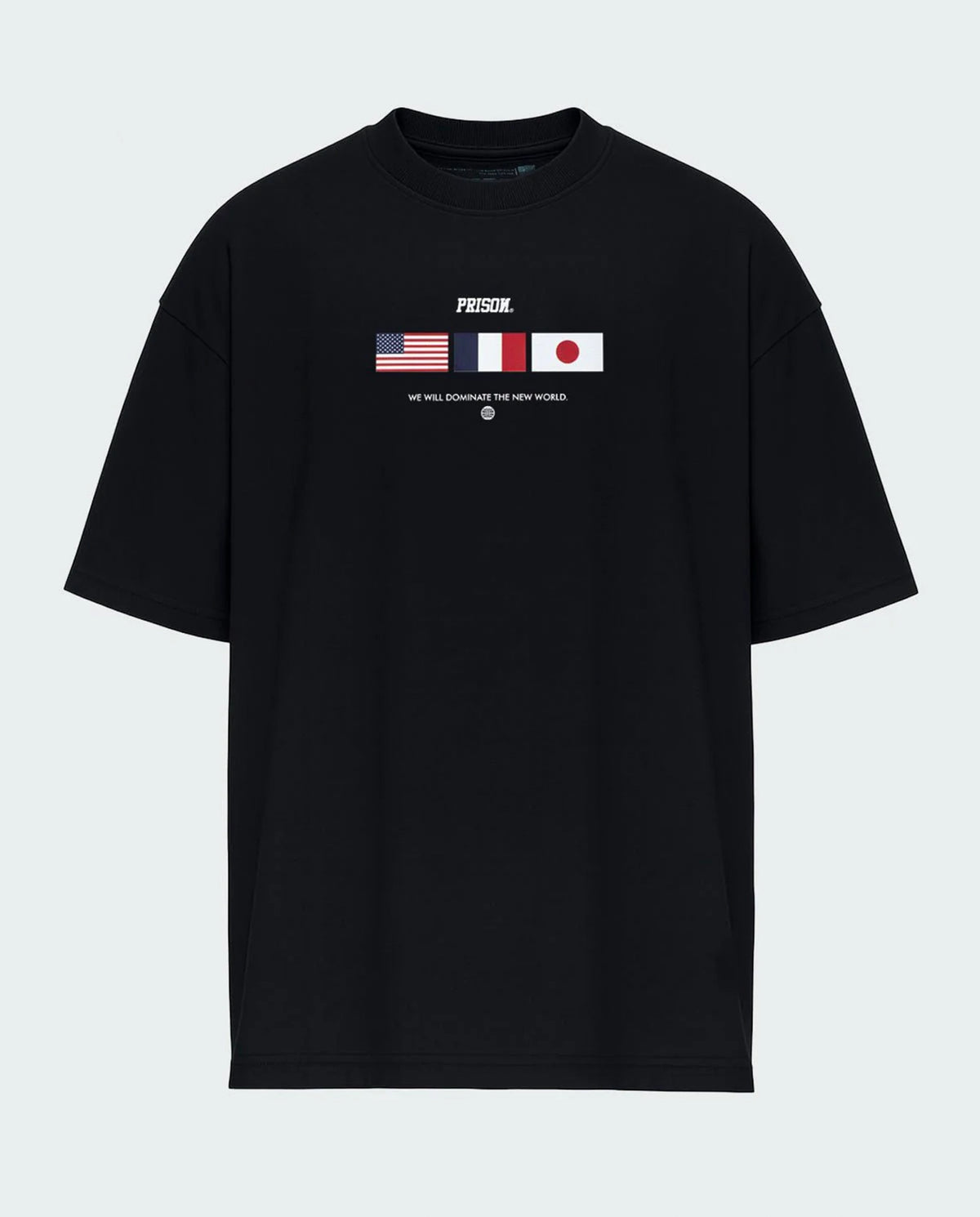 The New World Black Oversized T-Shirt
