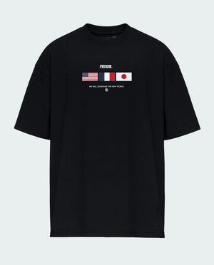 The New World Black Oversized T-Shirt