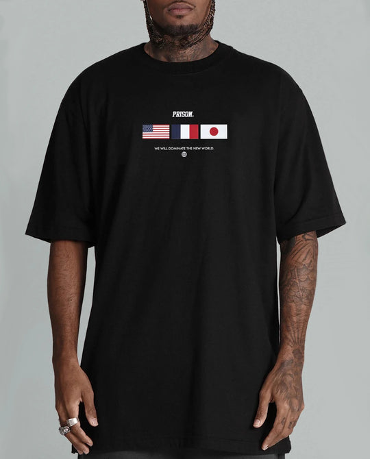 The New World Black Oversized T-Shirt