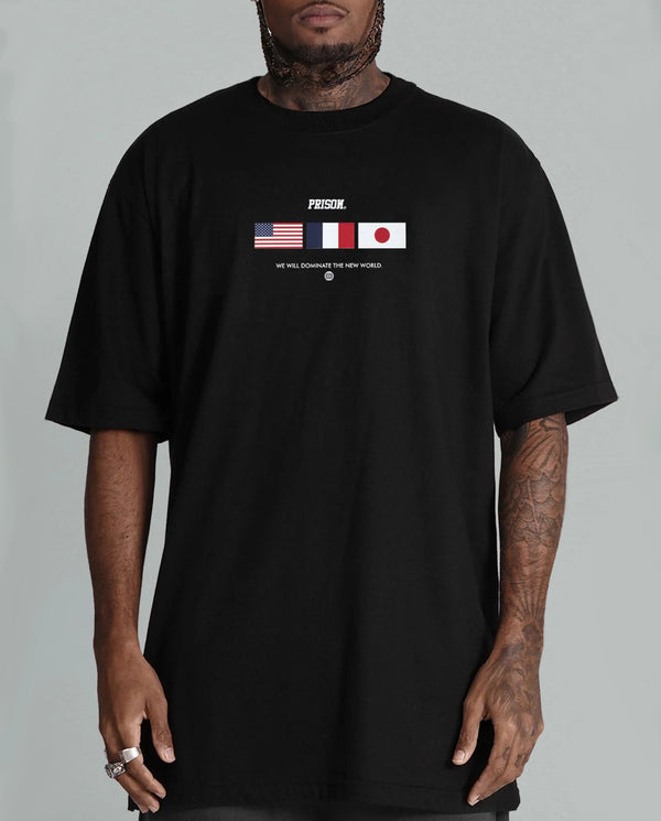The New World Black Oversized T-Shirt
