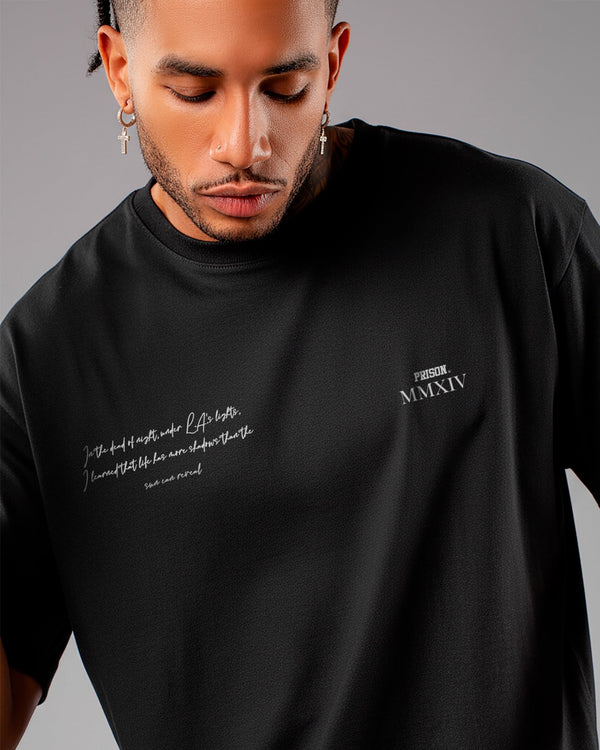 Camiseta oversized wolfs preta - Prison®Camiseta