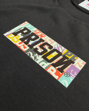 Camiseta Streetwear RGB Sticker Preta