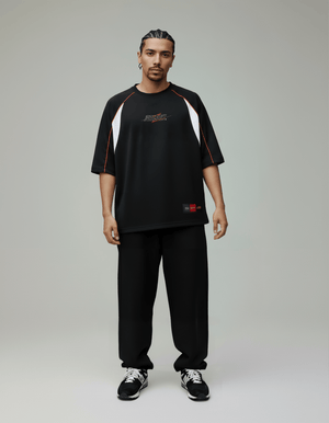 Camiseta raglan 3/4 over 93 preta - Prison®Camiseta