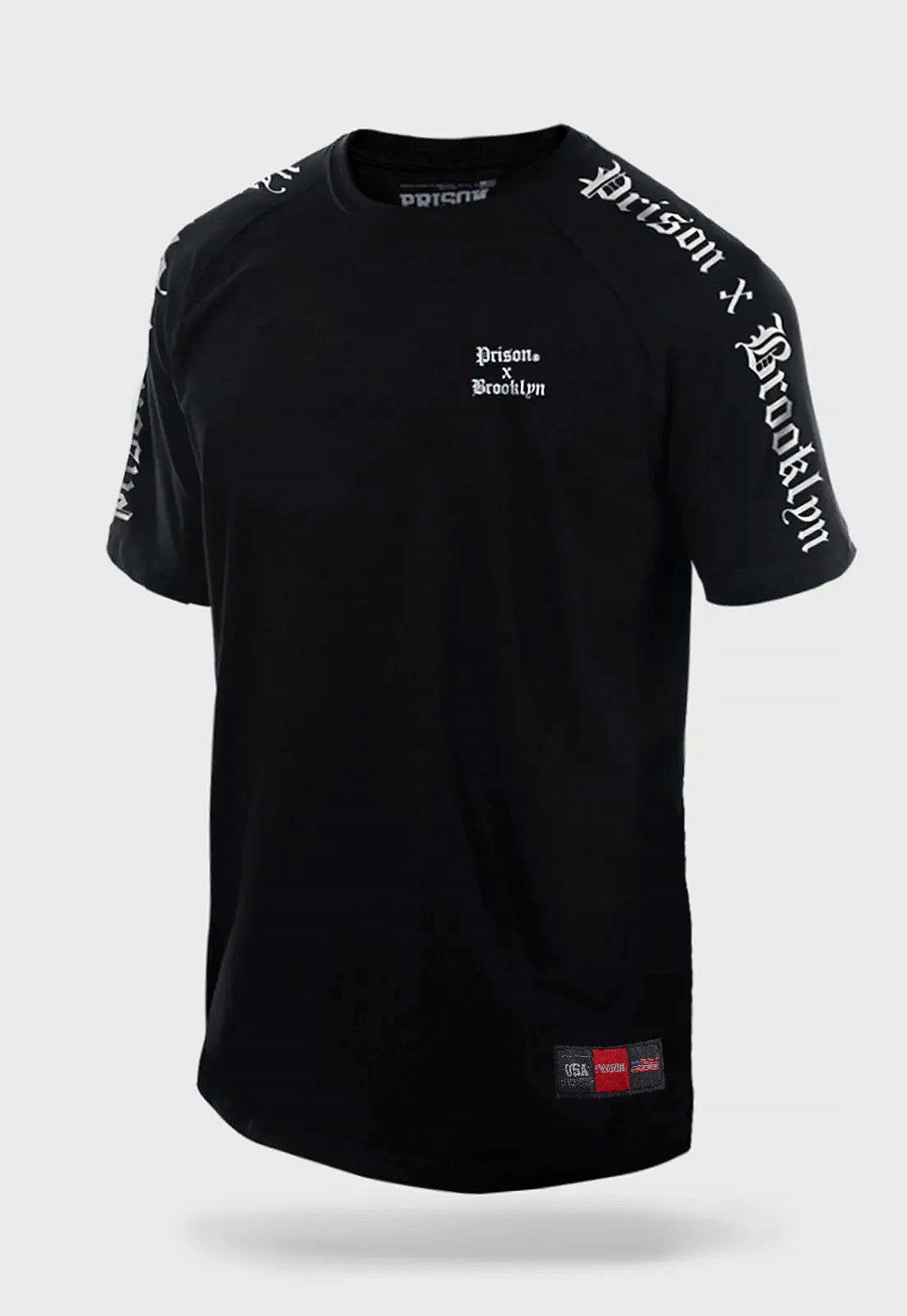 Camiseta Raglan Brooklyn Preta - Prison®Camiseta