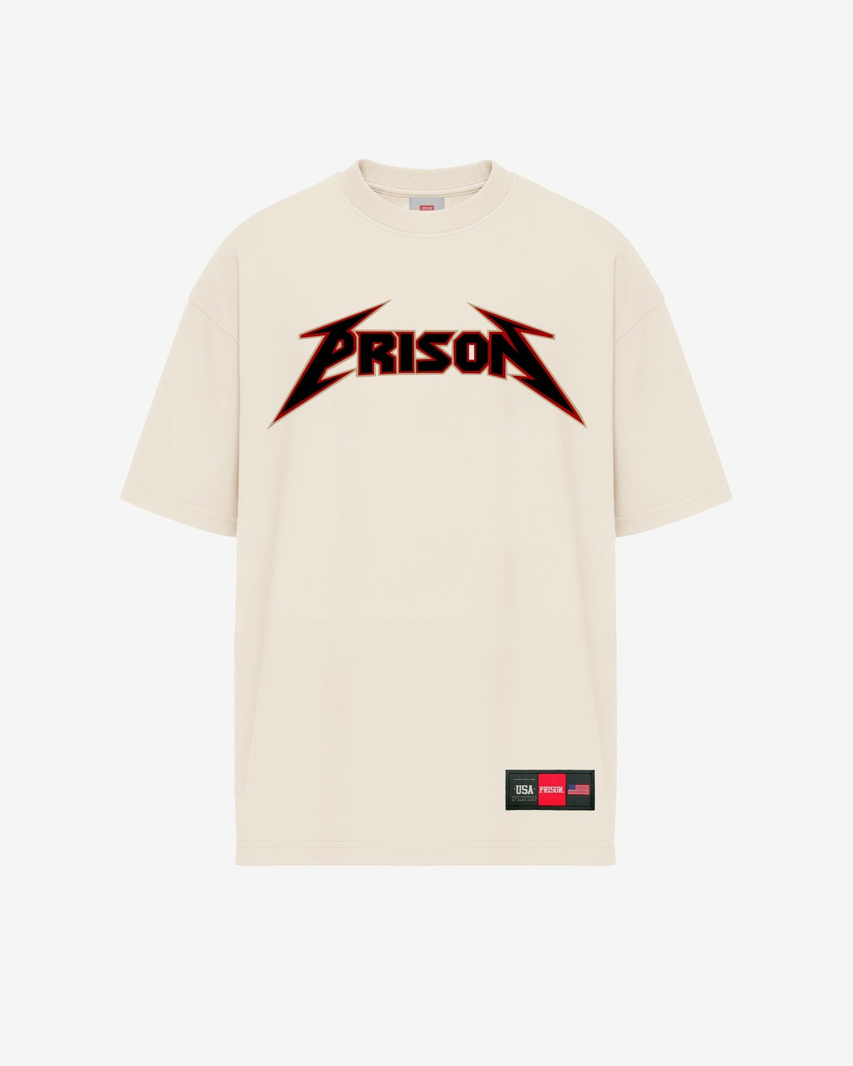 Camiseta rock oversized off white - Prison®Camiseta
