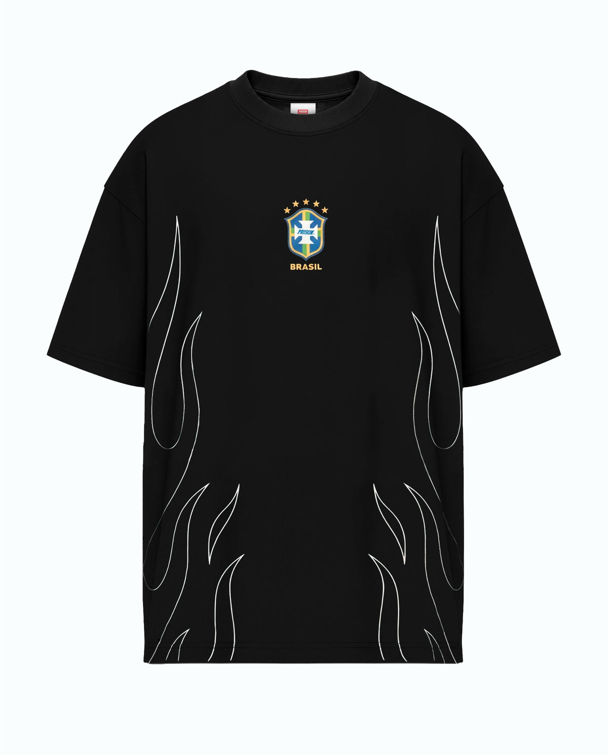 Camiseta Seleção Brasileira Prison® Flame Preta